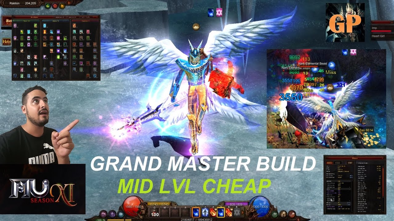Grand Master Mid/LVL(PVM-BUILD) Muonline Webzen Season 11 Part 2
